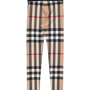 Burberry checked pattern Stretchy Leggings